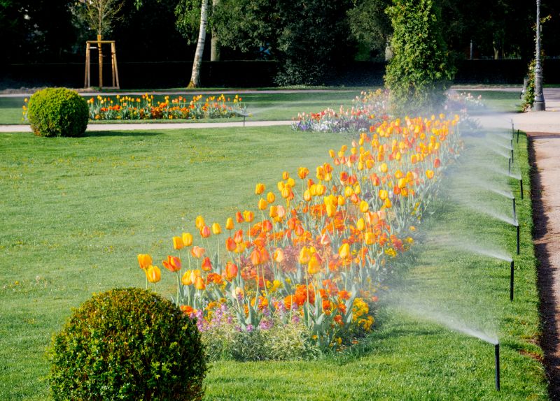 Garden Sprinkler Installation